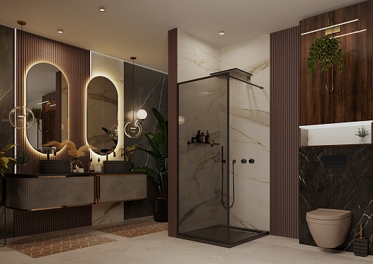 Ambassador Душевая перегородка Walk-In 100 15032218 – фотография-4